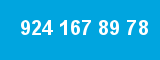924 167 89 78 924 167 89 78